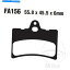 Brake Shoes ١ƥ95 EBC˥åꥢ֥졼ѥåFA156 BETA Techno 95 EBC Organic Rear Brake Pads FA156