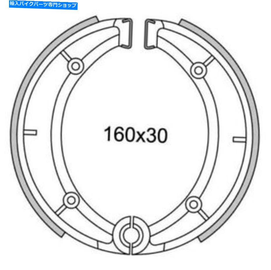 Brake Shoes ブレーキシューズリアニューフレンGF.0201ギレラT4/T4C/T4S 2000から2000年 Brake Shoes Rear NEWFREN GF.0201 Gilera T4/T4C/T4S 200 From 2000