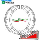 Brake Shoes GF0201ブレーキシューズPuch MC VHS W 250 GF0201 Brake Shoes PUCH MC VHS W 250