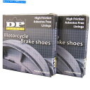 Brake Shoes DPブレーキセンターフロントブレーキシューズDP9101ホンダCT 90 K 1971-1979 DP Brakes Sintered Front Brake Shoes DP9101 Honda CT 90 K 1971-1979
