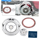 Engine Covers ハーレーダイナエレクトラストリートグライドロードキングの米国RSDクラリティダービータイミングカバー US RSD Clarity Derby Timing Cover For Harley Dyna Electra Street Glide Road King(2)