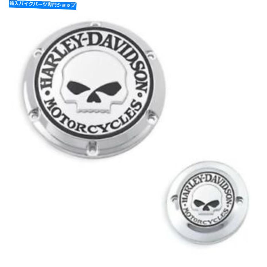 Engine Covers HarleyWillie G OEM Skull DerbyとTimer Cover Sportster XL 883 1200 2004+ Harley willie G OEM skull derby and timer cover sportster xl 883 1200 2004+