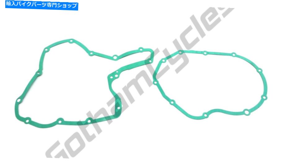 Engine Gaskets ドゥカティエンジンモーターオルタネーターステーター＆クラッチケースサイドカバーファイバーガスケットシール Ducati Engine Motor Alternator Stator & Clutch Case Side Cover Fiber Gasket Seal