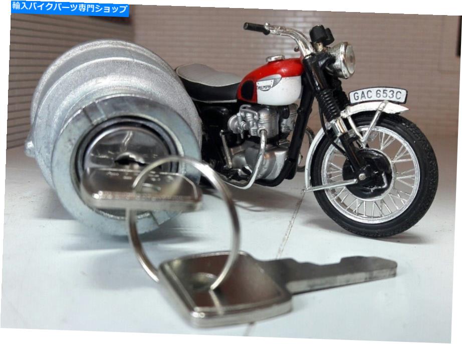 Switches Triumph T120 T160 Bonneville Ignition Switch＆Keys本物のOEMルーカス30552 Triumph T120 T160 Bonneville Ignition Switch & Keys Genuine OEM Lucas 30552