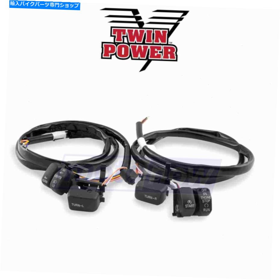 Switches 2007-2010のツインパワーハンドルバースイッチキットハーレーデビッドソンFLHRCロードQQ Twin Power Handlebar Switch Kit for 2007-2010 Harley Davidson FLHRC Road qq