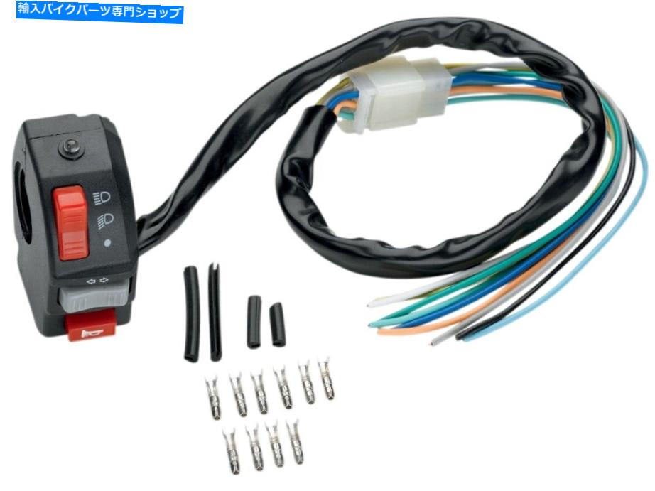 Switches ムースレースユニバーサルオフロードスイッチ9ピンコネクタダートバイクATV 06160158 Moose Racing Universal OffRoad Kill Switch 9-pin Connector Dirtbike ATV 06160158