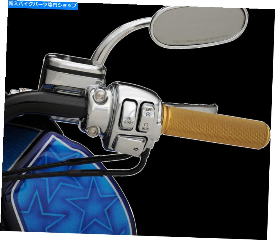 Switches DS Chrome 6ボタンハンドルバースイッチキットWワイヤーリードSoftail Springer 1996-2007 DS Chrome 6 Button Handlebar Switch Kit w Wire Leads Softail Springer 1996-2007