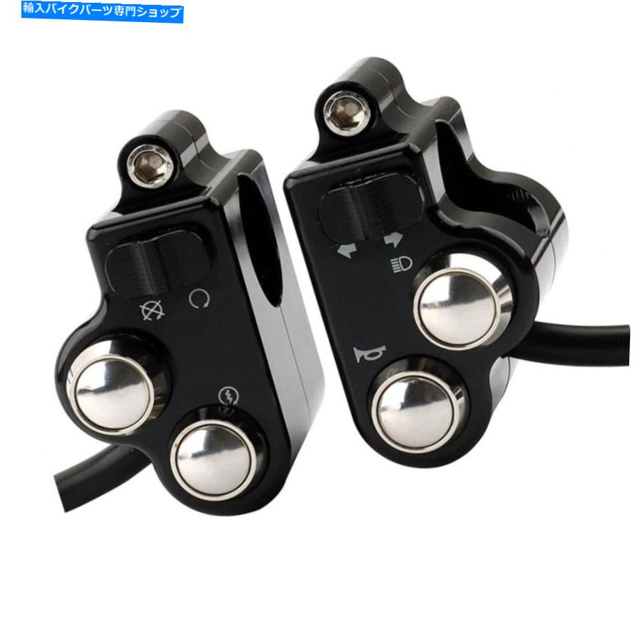 Switches オートバイハンドルバースイッチ制御部品ホーン、ハイビーム、低ビームキルスイッチ Motorcycle Handlebar Switch Control Part Horn, High-Beam, Low-Beam Kill Switch(2)