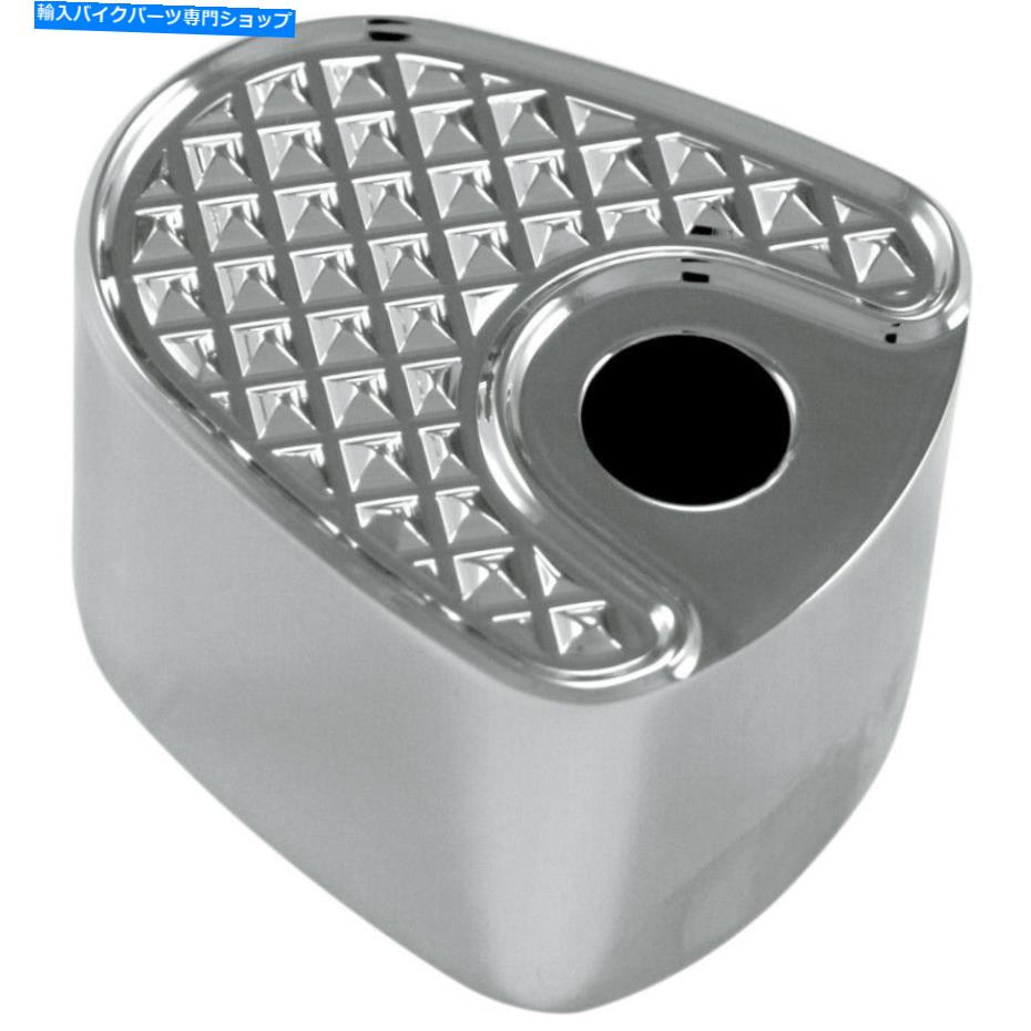 Switches エディトロッタクロスカットクロムイグニッションスイッチカバーハーレーFLH/T 07-13 Eddie Trotta Cross Cut Chrome Ignition Switch Cover Harley FLH/T 07-13