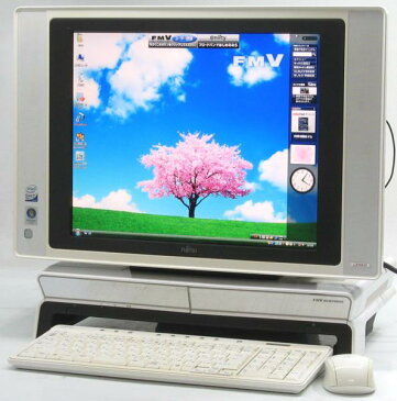 中古 デスクトップ パソコン 富士通 FMV DESKPOWER LX55X/D 地デジTV17液晶一体型(17インチ Core2Duo DVDスーパーマルチドライブ WindowsVista Home Premium 無線LAN) 【中古パソコン/中古PC】