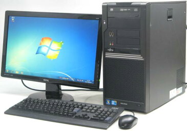 富士通 CELSIUS W380■22液晶セット(富士通 Windows7 Corei3 グラボ ビデオカード)【中古】【中古パソコン/中古PC】