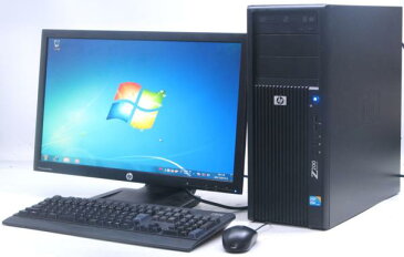 中古デスクトップパソコン HP Z200 Workstation■23液晶セット(ヒューレット・パッカード Windows7 Corei5 グラボ ビデオカード)【中古】【中古パソコン/中古PC】