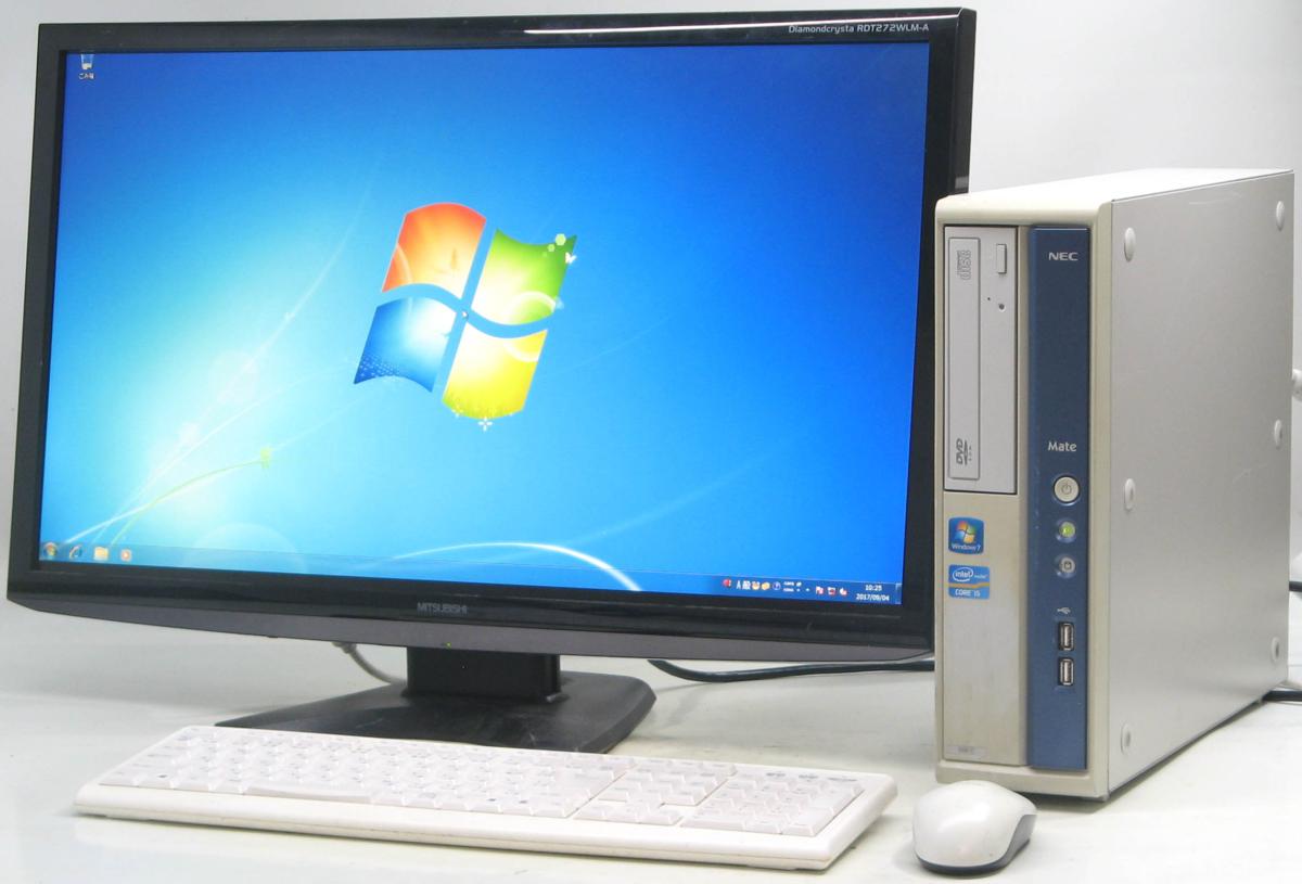 NEC PC-MK25MBZCC■27液晶セット(NEC Windows7 Corei5 グラボ ビデオカード)【中古】【中古パソコン/中古PC】