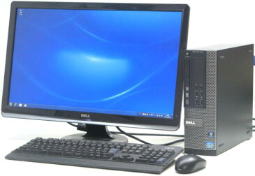 中古 デスクトップ パソコン DELL Optiplex 7010-3400SF 24インチ 24型 液晶モニター セット(デル Windows7 Corei7 DVDスーパーマルチドライブ)【中古】