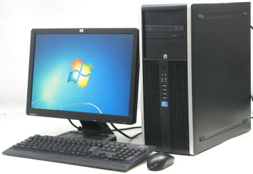 中古デスクトップパソコン HP Compaq 8300Elite CMT-3770■19W液晶セット(ヒューレット・パッカード Windows7 Corei7 グラボ ビデオカード GeForce HDMI出力端子 DVDスーパーマルチドライブ)【中古】【中古パソコン/中古PC】