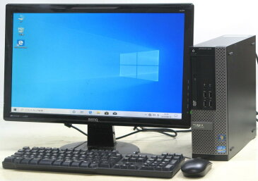 中古 デスクトップ パソコン DELL Optiplex 9010-3570SF 22インチ 22型 液晶モニター セット デル Windows10 Corei5 メモリ4GB HDD500GB 【中古】