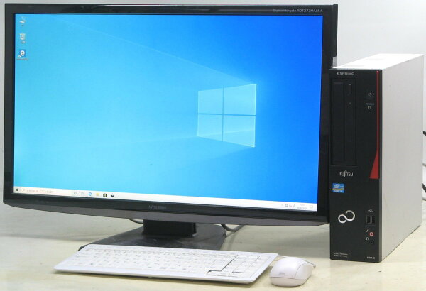 中古デスクトップパソコン富士通ESPRIMOD551/GFMVD0500327インチ27型液晶セットモニターWindows10C