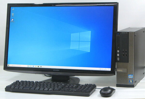デスクトップパソコン中古PCDELLOptiplexデルオプティプレックス390-2100SF27型27インチモニター液晶セット
