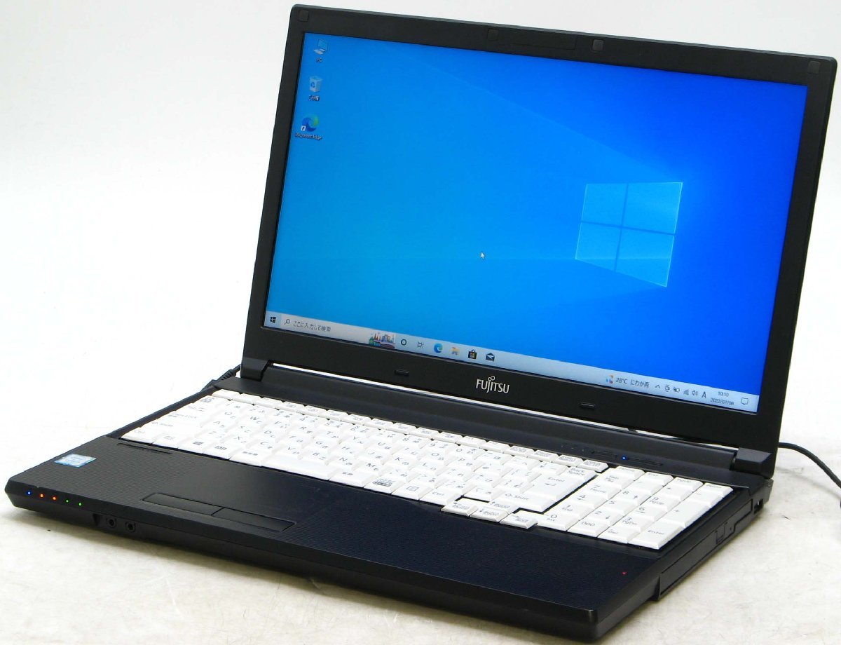 中古 ノート パソコン 富士通 Lifebook A577/S FMVA26001 Webカメラ Corei5 第7世代 メモリ4GB HDD 500GB Windows10 