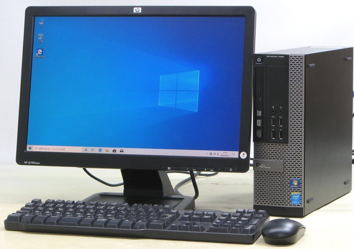 中古 デスクトップ パソコン DELL Optiplex 7020-4590SF Core i5 SSD 19インチワイド 液晶セット Windows10 【中古パソコン】【中古】