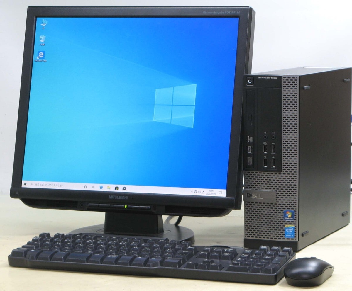 中古 デスクトップ パソコン DELL Optiplex 7020-4590SF Core i5 SSD 19インチ 液晶セット Windows10 【中古パソコン】【中古】