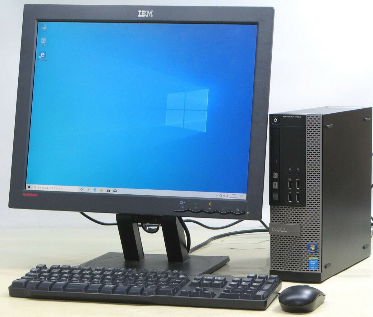 中古 デスクトップ パソコン DELL Optiplex 7020-4590SF Core i5 SSD 20インチ 液晶セット Windows10 【中古パソコン】【中古】