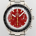 デッドストック級 稼働 良品 オメガ スピードマスター シューマッハ 3510.61 AT/自動巻 赤文字盤 クロノ メンズ腕時計 OGH 5796ABC0865920