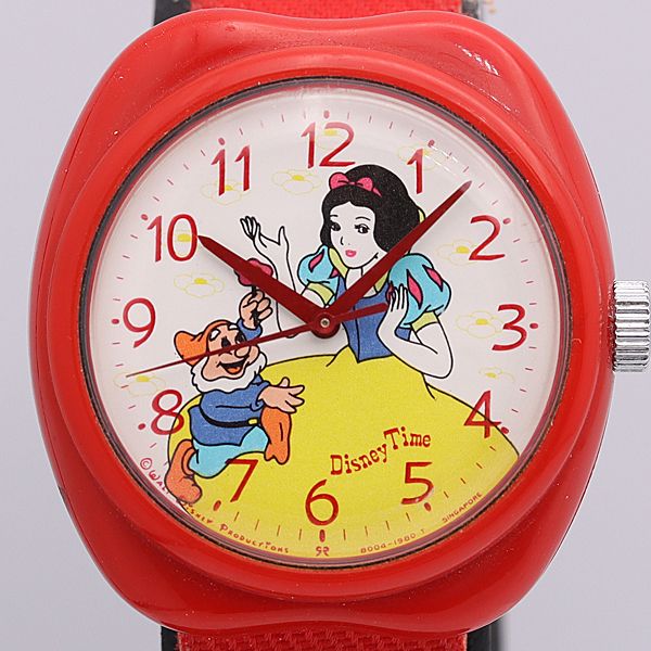 楽天USED-TOKYO-NO1デッドストック級 稼働 良品 ディズニータイム 白雪姫 手巻 リンゴケース ヴィンテージ ボーイズ腕時計 OGH 10796ABC0152000 2ETY