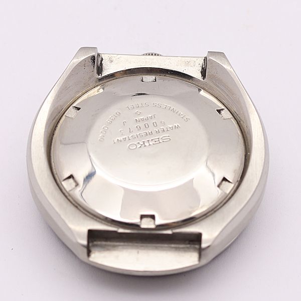 デッドストック級 セイコー AT/自動巻 6138-0040 黒文字盤 クロノ デイデイト トップのみ メンズ腕時計 794ABC5679210KYM