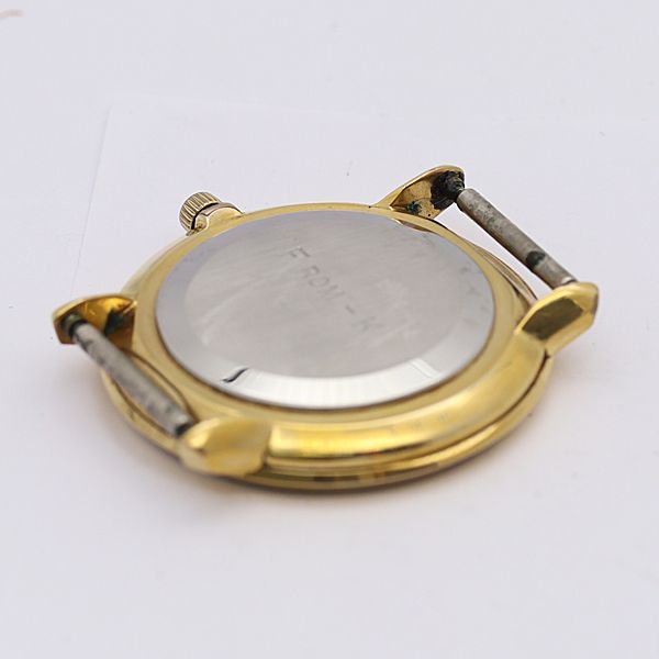 デッドストック級 稼働 良品 オメガ 手巻き デビル ゴールド文字盤 ローマン トップのみ メンズ腕時計 1168ABC5950300IKE