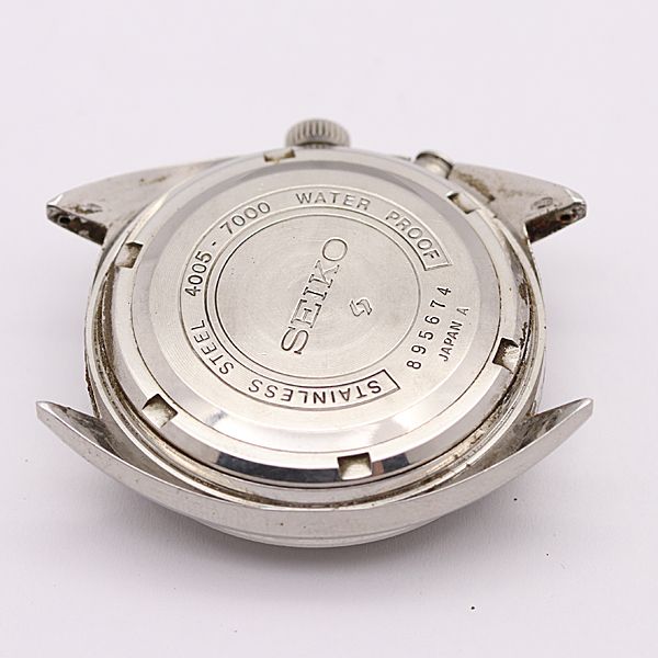 デッドストック級 セイコー AT/自動巻 4005-7000 ベルマチック 白文字盤 デイト 27石 トップのみ メンズ腕時計 742ABC5285100KYM