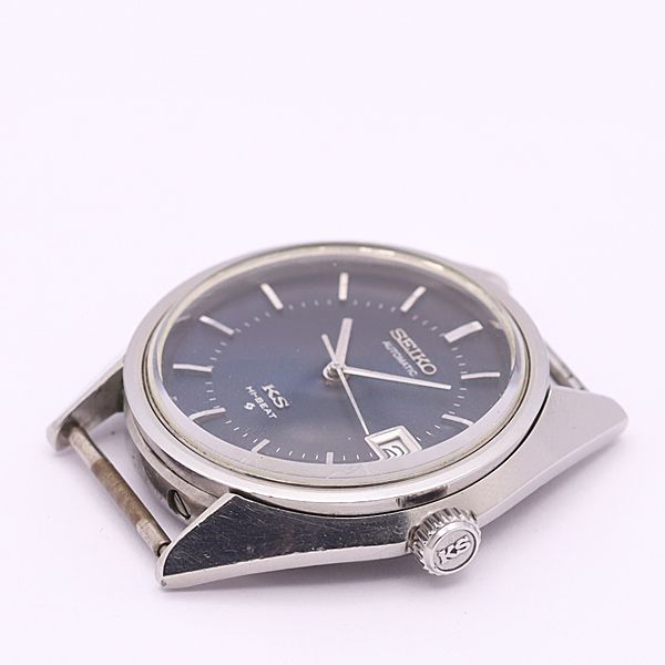 デッドストック級 稼働 良品 セイコー AT 5625-7110 キングセイコー ハイビート 紺文字盤 トップのみ メンズ腕時計 503ABC0022400 YSD