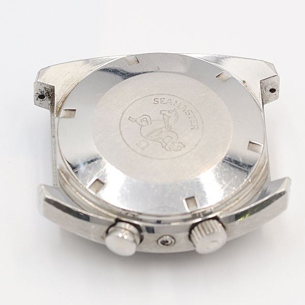 デッドストック級 稼働 オメガ シーマスター メモマチック デイト AT 黒×シルバー文字盤 トップのみ メンズ腕時計 OGH 001ABC0630610