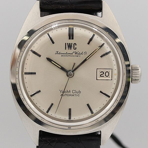 デッドストック級 稼働 良品 IWC 保/箱付 ヨットクラブ AT/自動巻 シルバー文字盤 シャフハウゼン メンズ腕時計 OGH 9399ABC0023520