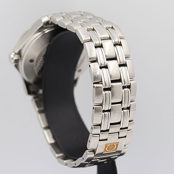 デッドストック級 稼働 良品 オメガ シーマスター300 GMT 2534.50 50周年記念 黒 AT デイト メンズ腕時計 NSY12536 ABC0040920 6JWT