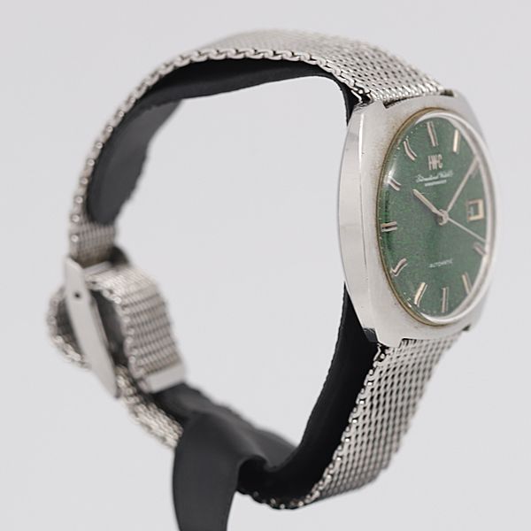 デッドストック級 AT IWC シャフハウゼン デイト 緑文字盤 メンズ腕時計 KOR 1852ABC0055010