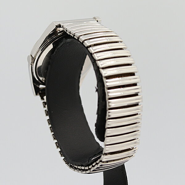 デッドストック級 稼働 良品 セイコー 7121-8000 銀文字盤 ラウンド QZ メンズ腕時計 NSY14099ABC 2000000 NSK