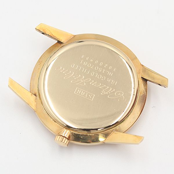 デッドストック級 稼働 良品 シチズン ハイライン 25石 14K GOLD FILED HL1507081 手巻き メンズ腕時計 OGH トップのみ 2734ABC0045100