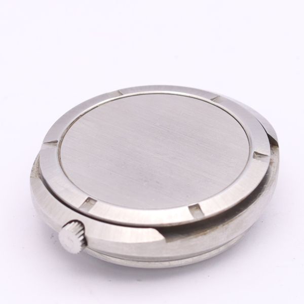 デッドストック級 オメガ AT TOOL107 ジュネーブ ダイナミック シルバー×青文字盤 トップのみ メンズ腕時計 2438ABC5930100 YSD