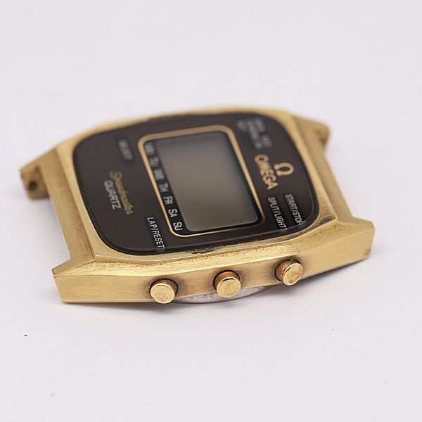 デッドストック級 オメガ シーマスターLCD 1620 QZ トップのみ 黒文字盤 メンズ腕時計 KOR ABC4808 8870400