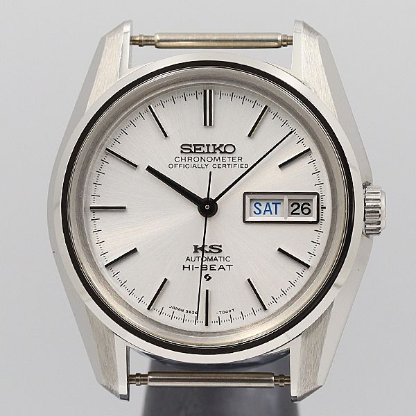 デッドストック級 稼働 良品 キングセイコー クロノメーター ハイビート 5626-7041 AT ヴィンテージ メンズ腕時計 NSY13549ABC7155500 8KHT(2)