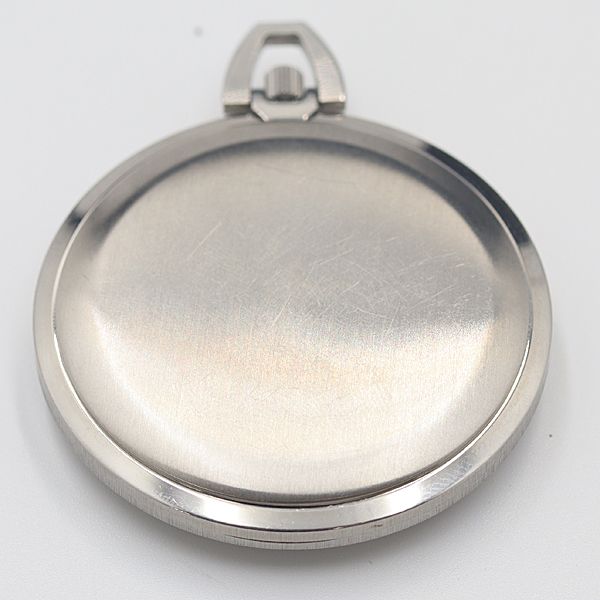 デッドストック級 稼働 良品 オメガ デビル ラウンド 銀文字盤 手巻 懐中時計 NSY12023ABC0014300