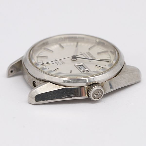 デッドストック級 稼働 良品 AT セイコー キングセイコー 5626-7040 トップのみ シルバー文字盤 メンズ腕時計 KOR ABC2187 0082500