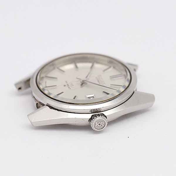 デッドストック級 AT セイコー キングセイコー 5625-7000 トップのみ デイト シルバー文字盤 メンズ腕時計 KOR ABC2160 0080300