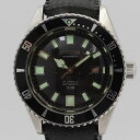 デッドストック級 稼働 良品 シチズン チャレンジダイバー 4-600851 黒 AT デイト ヴィンテージ メンズ腕時計 NSY12654ABC 2012010 7GTT(2)