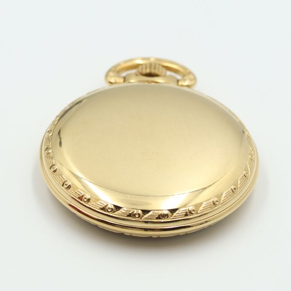 デッドストック級 箱/保証書付 ウォルサム 手巻き スモセコ ラウンド アンティーク 白文字盤 懐中時計 9350ABC5397100STU