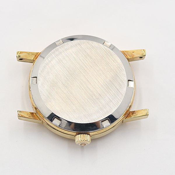 デッドストック級 稼働 良品 保/箱付 オメガ AT/自動巻 ゴールド文字盤 デイデイト トップのみ メンズ腕時計 OGH 9366ABC0011200