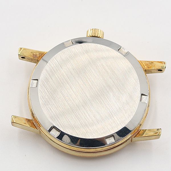 デッドストック級 稼働 良品 保/箱付 オメガ AT/自動巻 ゴールド文字盤 デイデイト トップのみ メンズ腕時計 OGH 9366ABC0011200