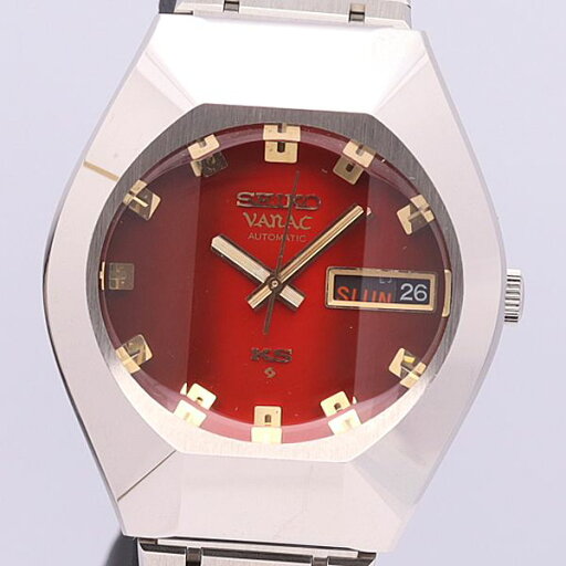 デッドストック級 稼働 美品 定価約¥34,000 セイコー AT 5626-7240 キングセイコー バナック 赤文字盤 メンズ腕時計 9623ABC5769800YSD デッドストック級 稼働 美品 定価約¥34,000 セイコー AT 5626-7240 キングセイコー バナック 赤文字盤 メンズ腕時計 9623ABC5769800YSD