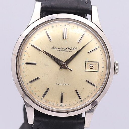 デッドストック級 稼働 良品 IWC AT/自動巻 デイト ラウンド ゴールド系文字盤 メンズ腕時計 9651ABC5635400YSD デッドストック級 稼働 良品 IWC AT/自動巻 デイト ラウンド ゴールド系文字盤 メンズ腕時計 9651ABC5635400YSD
